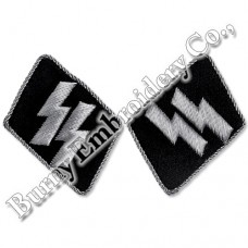 German World War II Collar Patches